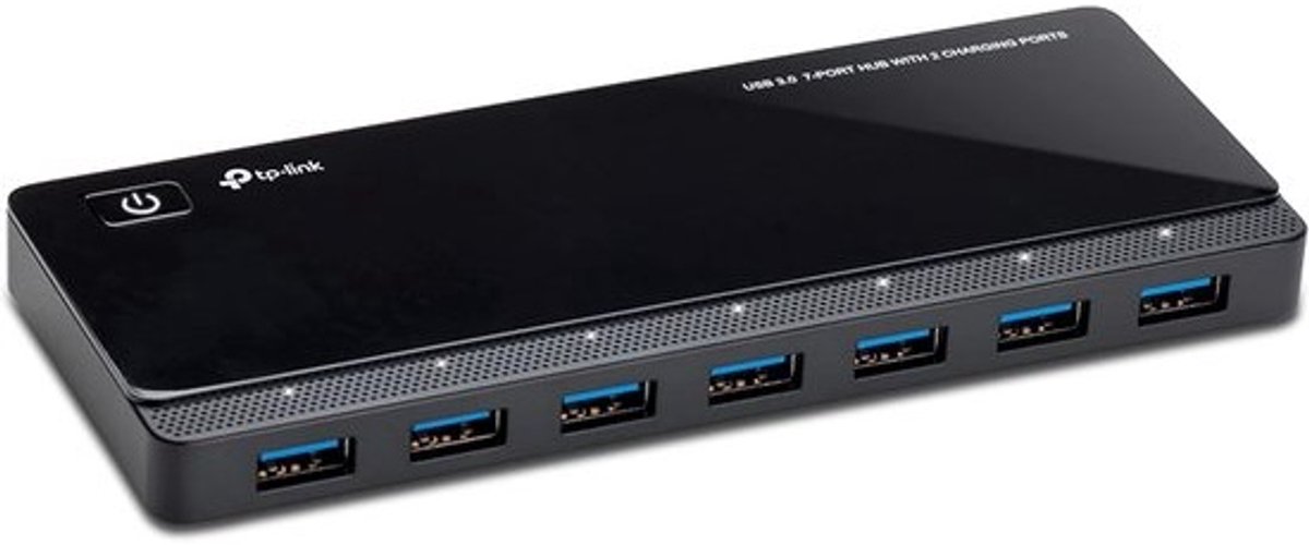 USB 3.0 7-Port Hub met 2 Oplaadpoorten - Perfecte Oplossing voor Meer Apparaten