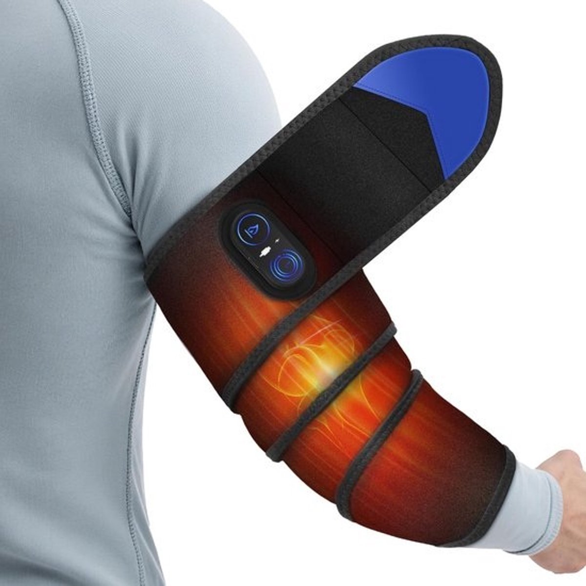 Oplaadbaar Draadloos Verwarmd Kussen voor Arm Elleboog en Been met 3 Warmtestanden
