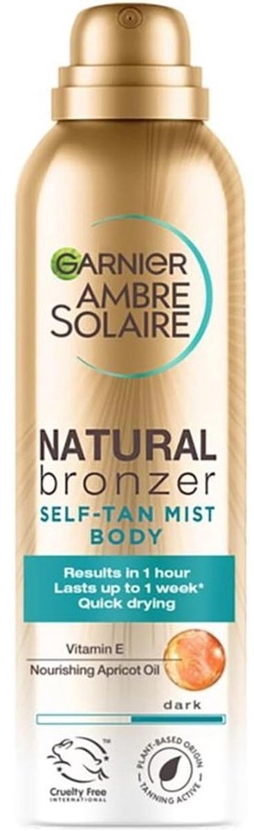 Natuurlijke Bronspray voor het Lichaam 150ml – Geen Strepen