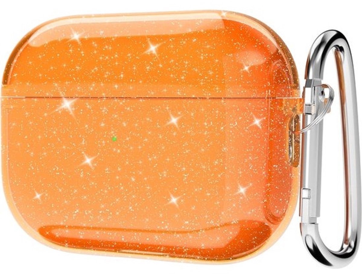 Transparante Glitter Hoes voor AirPods Pro 2e Generatie (USB-C)