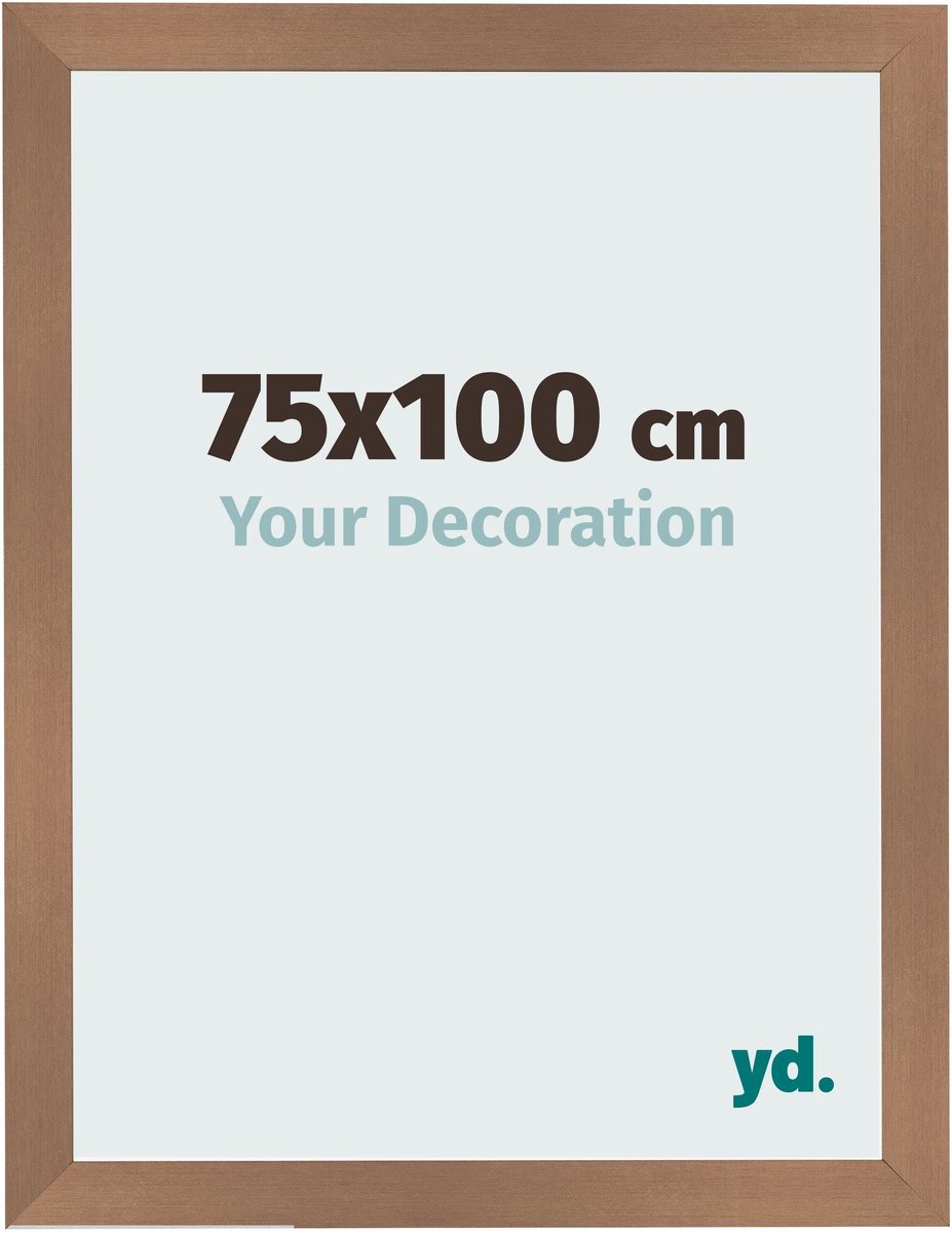 Your Decoration - Fotolijst 75x100 cm - MDF - Koper Decor - Bologna