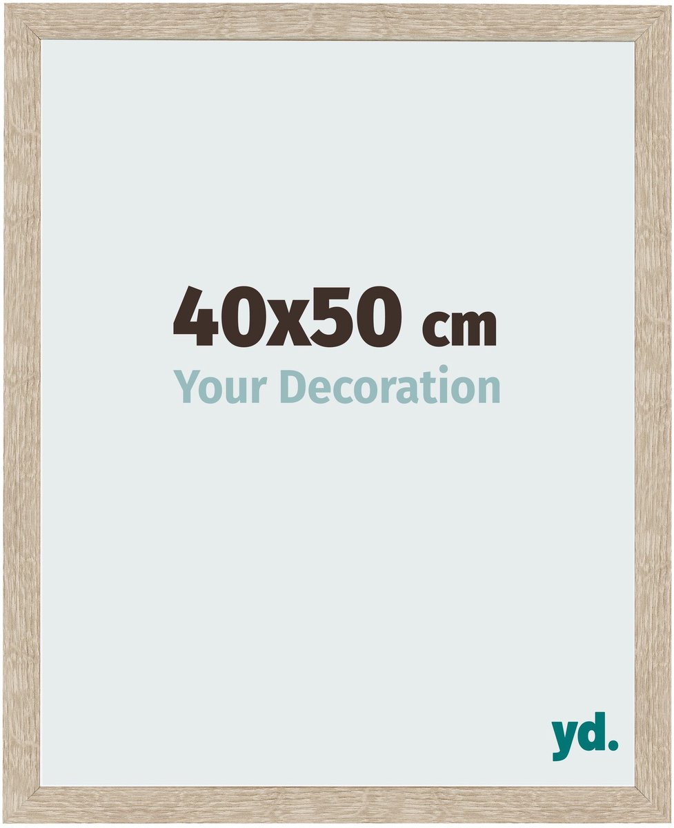 Your Decoration - Fotolijst 40x50 cm - MDF - Sonoma Eiken - Bologna