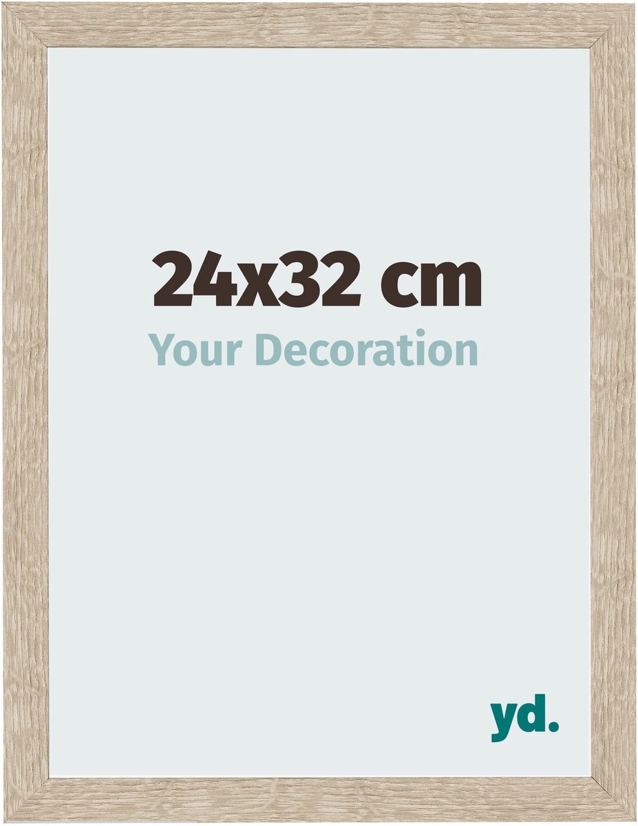 Your Decoration - Fotolijst 24x32 cm - MDF - Sonoma Eiken - Bologna
