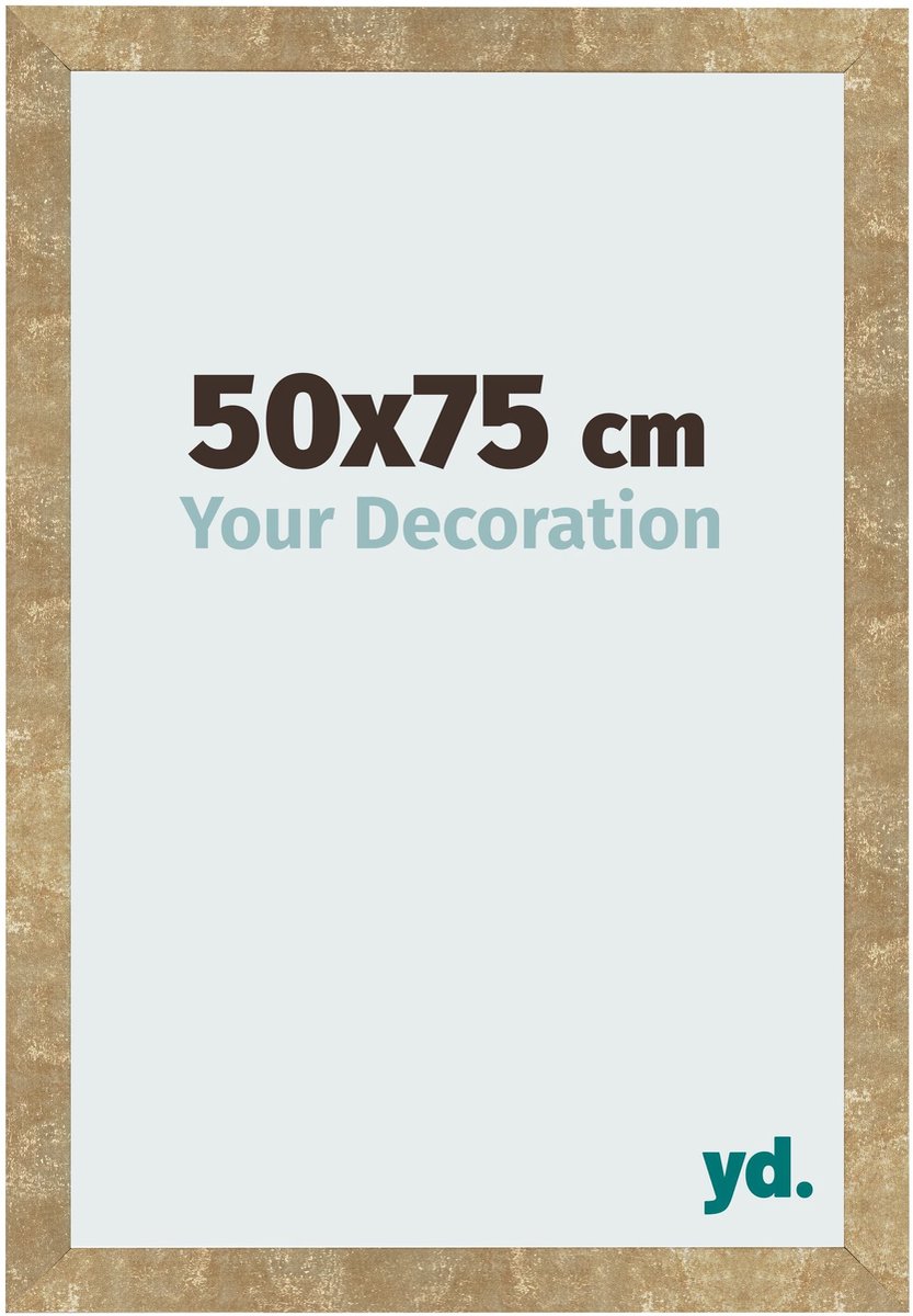 Your Decoration - Fotolijst 50x75 cm - MDF - Goud Antiek - Bologna