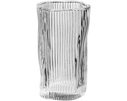 Bricard Ronda Lines Longdrinkglazen - Set van 6 - Geribbeld Glas - Waterglas