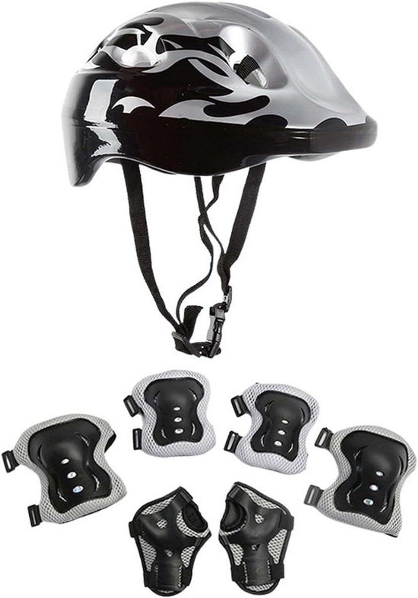 Knee Pads en Helm voor Kinderen 3-10 jaar - Beschermset voor Skateboard, Stunt Scooter en Fietsen