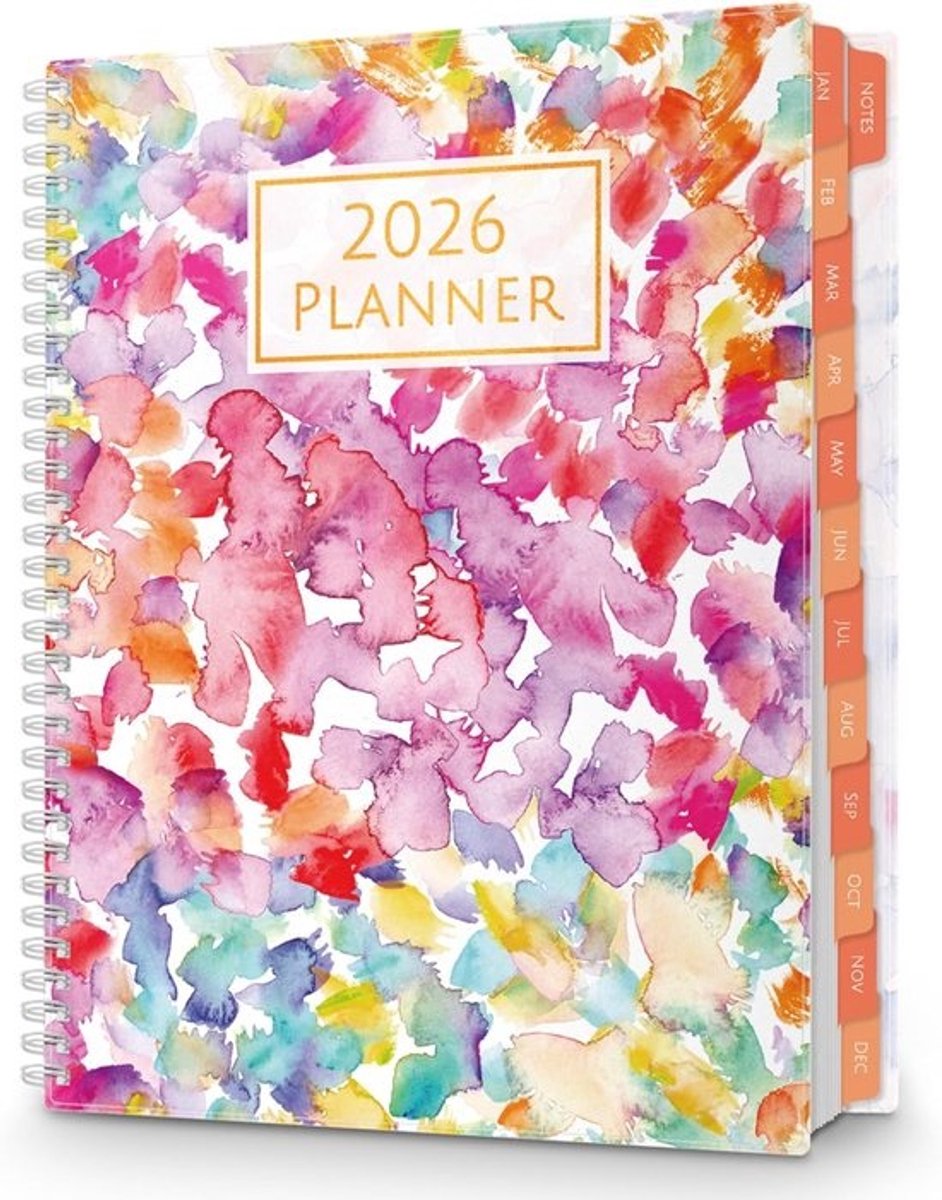 Groot Academisch Jaarplanner 2023-2024 (A4 formaat) - Wekelijkse & Maandelijkse Agenda met Tabs