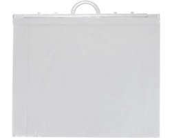 Transparante Mapac tas voor A2 kunstprojecten