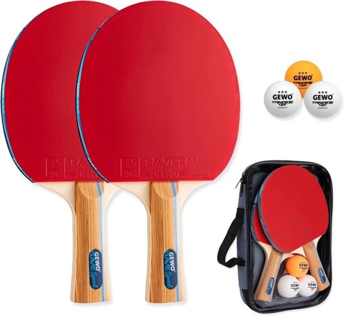 Tafeltennis Batset voor Beginners met Hoge Controle en Snelheid