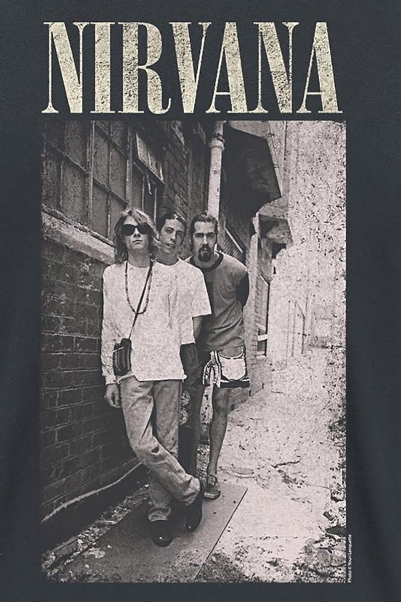 Alleyway T-shirt zwart voor Mannen - 100% katoen