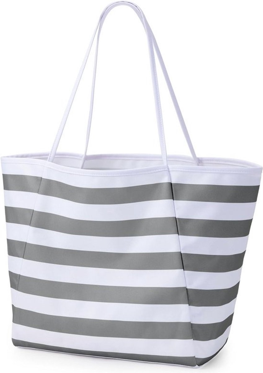 Grote Waterdichte Strand Tote Bag voor Vrouwen - Zandproof Schoudertas en Boodschappentas voor Picknick en Vakantie