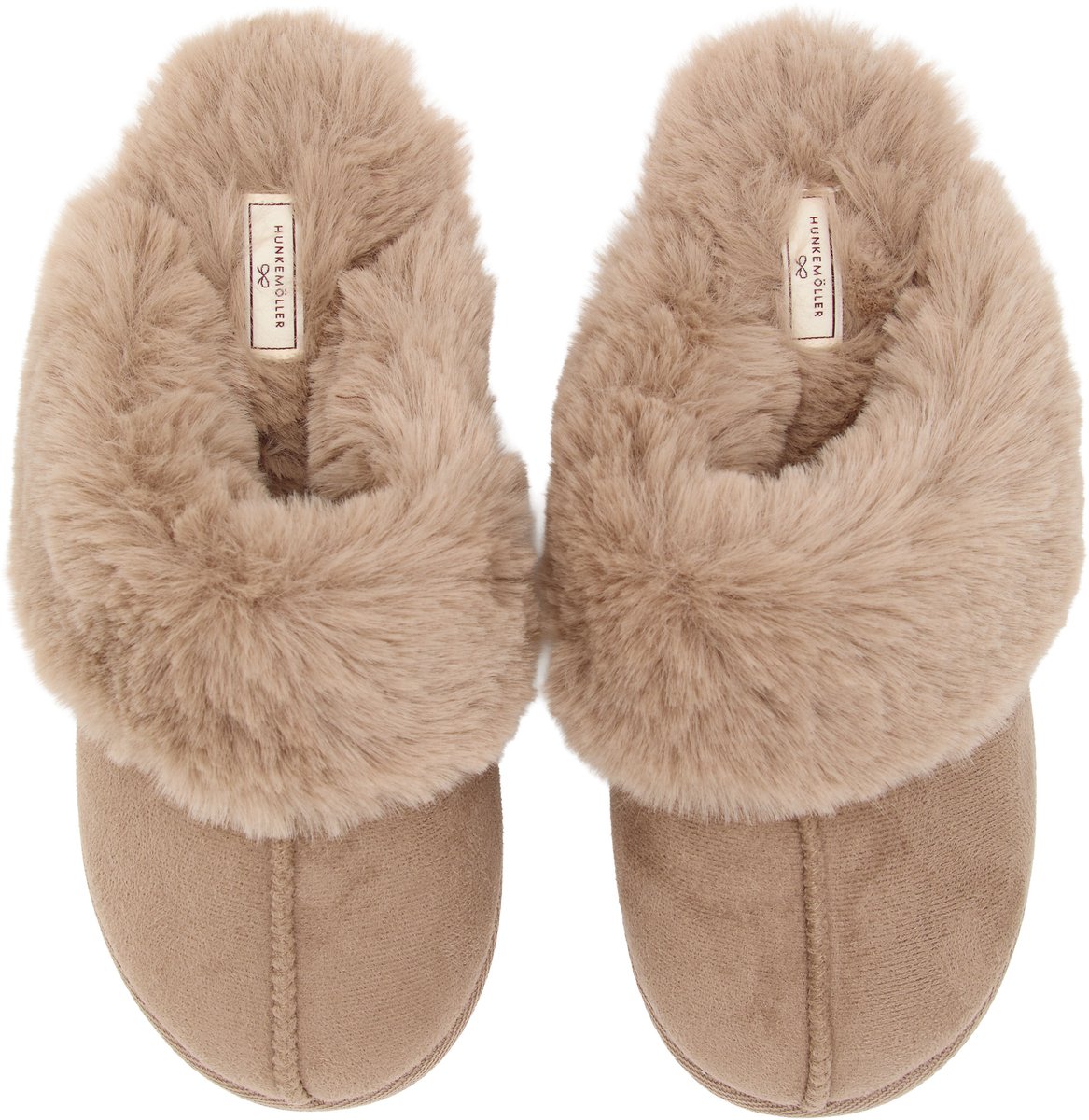 Hunkemöller Slippers Suède Beige