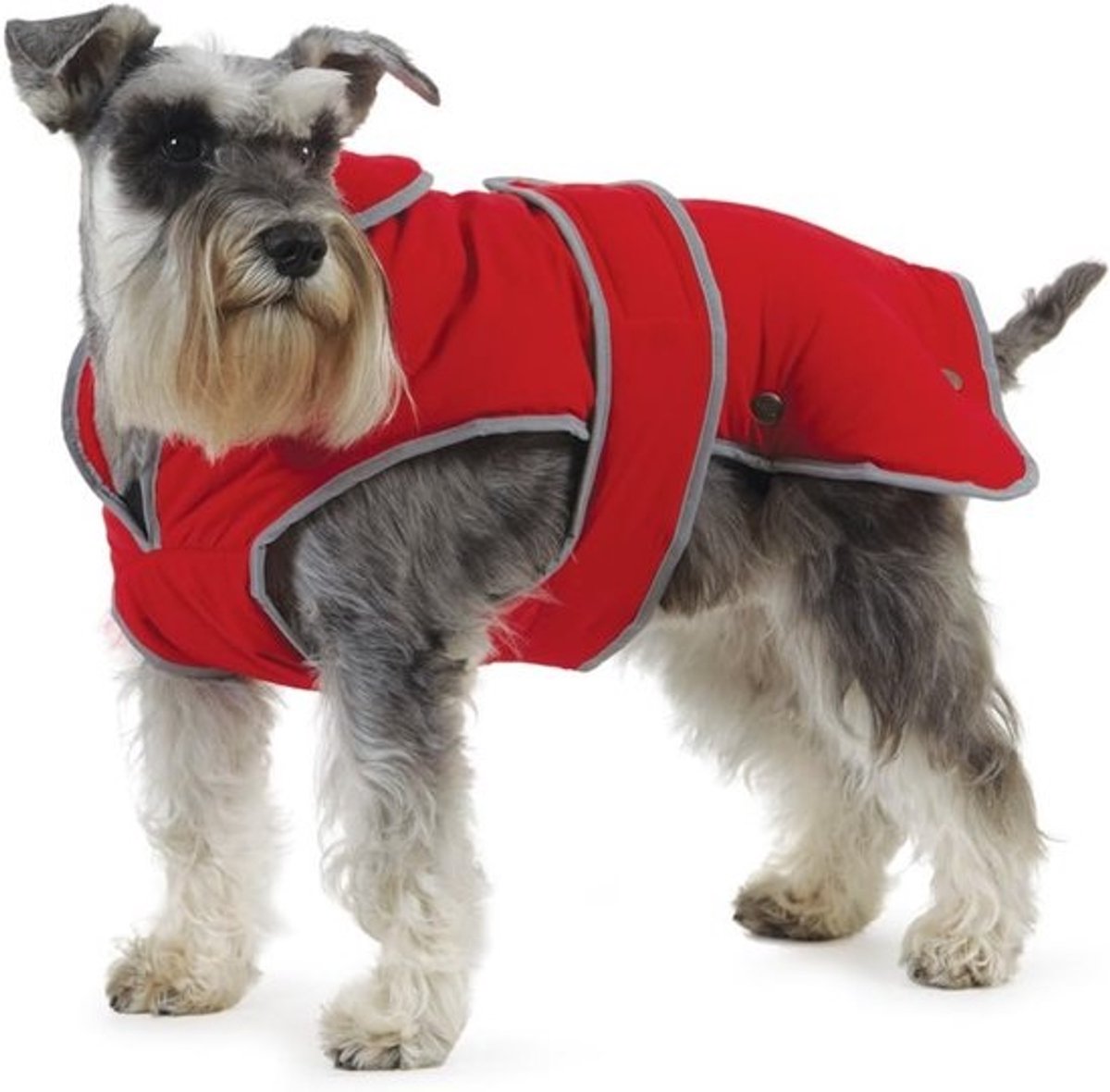 Waterdichte Hondenjas Stormguard voor Honden Rood Maat Medium