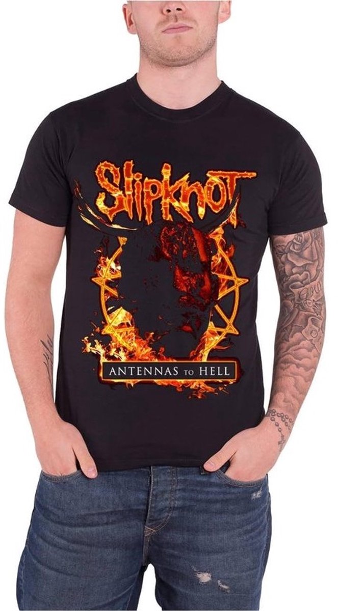 Herentop - T-shirt - Dagelijks Gebruik - Dubbelzijdig Bedrukt - 29x25x2 cm - Zwart