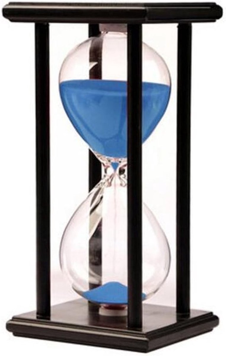 30 Minuten Zandloper Timer voor Decoratie - Kerst, Nieuwjaar, Verjaardag, School en Speelgoed - Blauw Sand Timer voor Huis en Kantoor