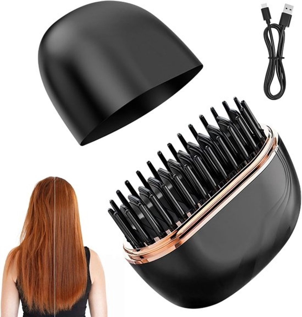 Mini Stijltang - Draadloze Haarstyler - Snel Stijlen - Compact Ontwerp - 190g Gewicht