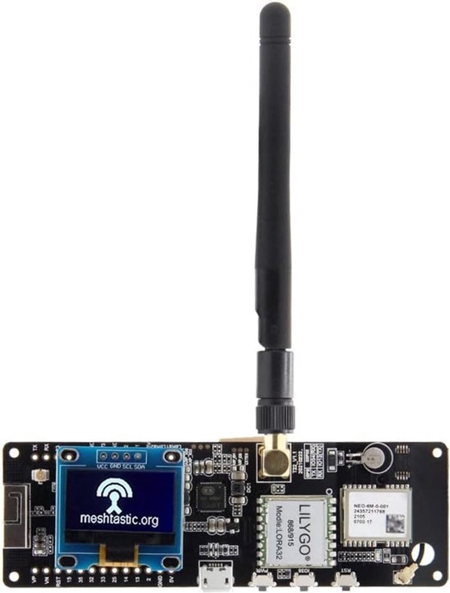 LORA32 868MHz Ontwikkelingsbord met OLED en 3D WiFi Antenne