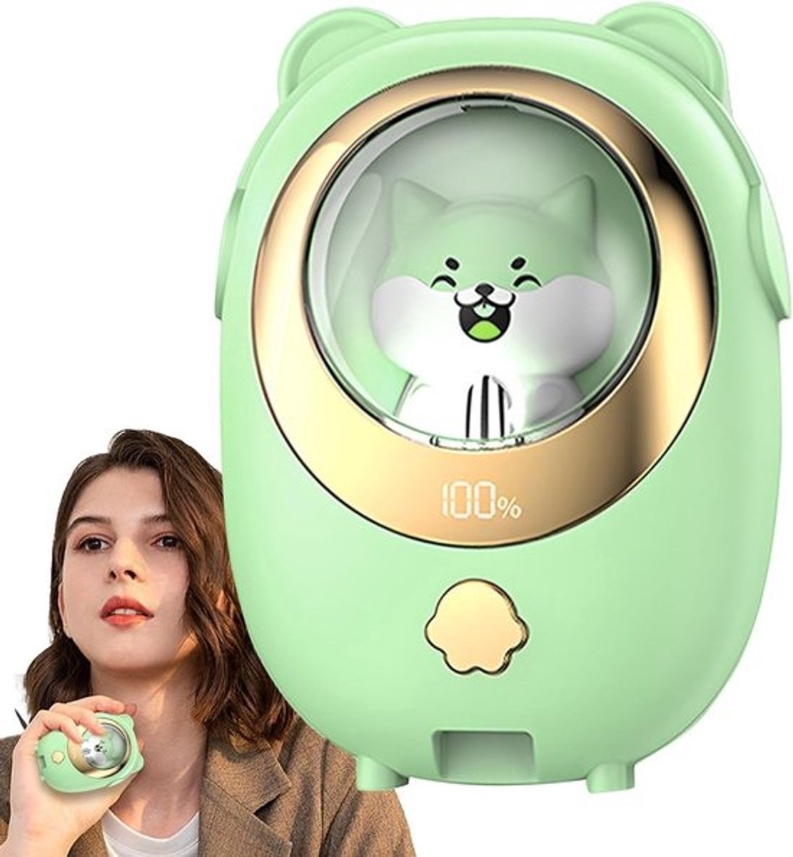 Oplaadbare Handwarmers - Elektrische Zakwarmers - Winterse Warmte - Digitaal Display - 103 x 78 cm - Groen