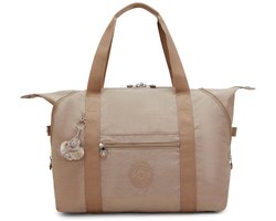 kipling reistas sporttas Eyes Wide Open Art M Travel Tote M Tan Beige Taupe