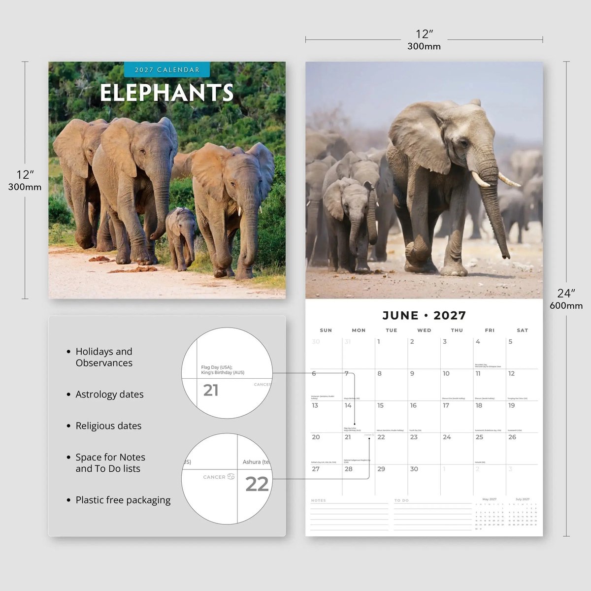 Olifanten Kalender 2027