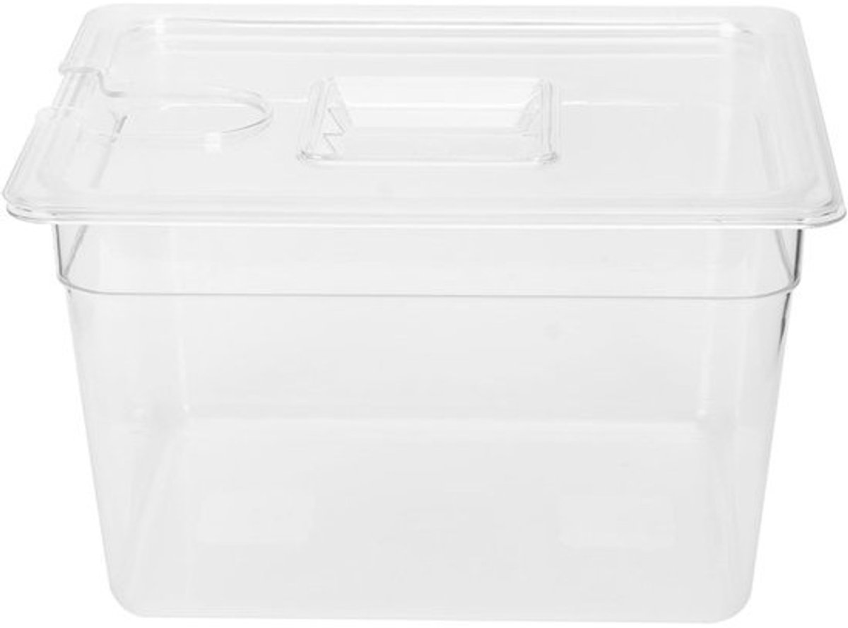 Vouwbare Sous Vide Container van 11L met Deksel - Ideaal voor Thuisgebruik en Culinaire Bereidingen met Voedselveilige PC Materialen