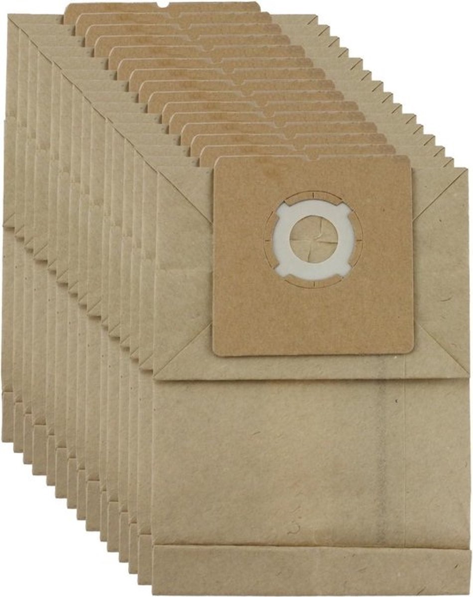 Stofzuigerzakken - Stofzakken Cilinder - Stofzuigen Huis - Dubbel Gevoerd - 15 Stuks - Wit
