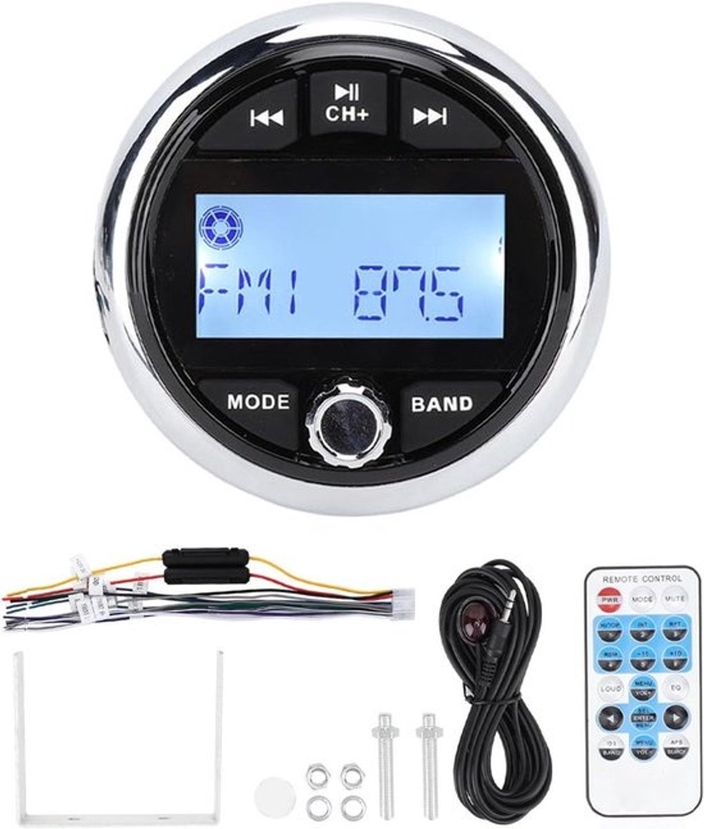 Marine Stereo - Boot Audio - Vaartuig Muziek - Draadloze Connectiviteit - 12V