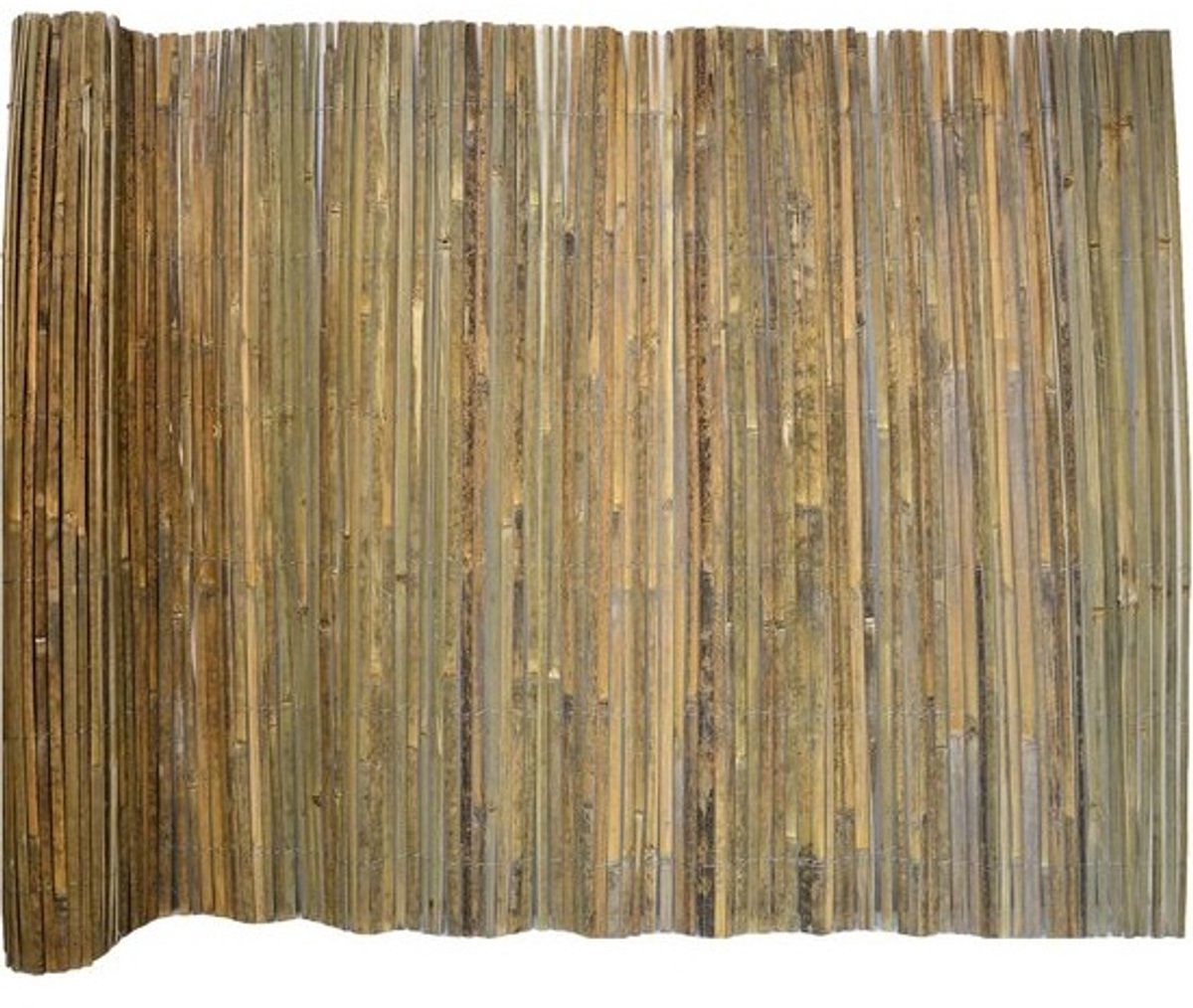 Bamboe Rolhek Scherm 100x600 cm - Natuurlijke Privacymat voor Tuin, Balkon en Terras