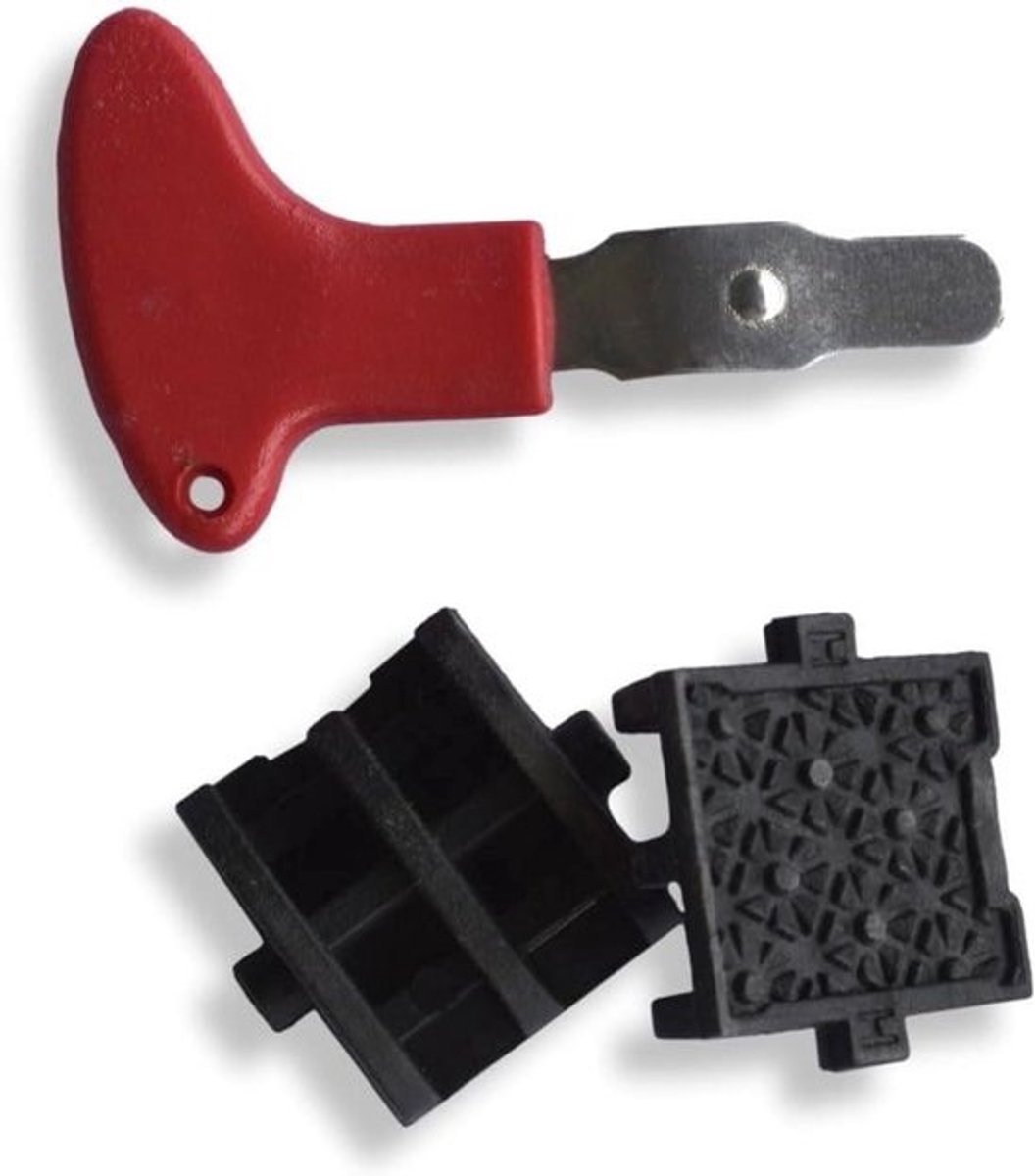 Vervangingswielen Rolschaatsen - Wieldoppen Set - Schoenen Aanpassen - Voorste Dop & Gereedschap - As 39mm Wiel 34mm - Zwart