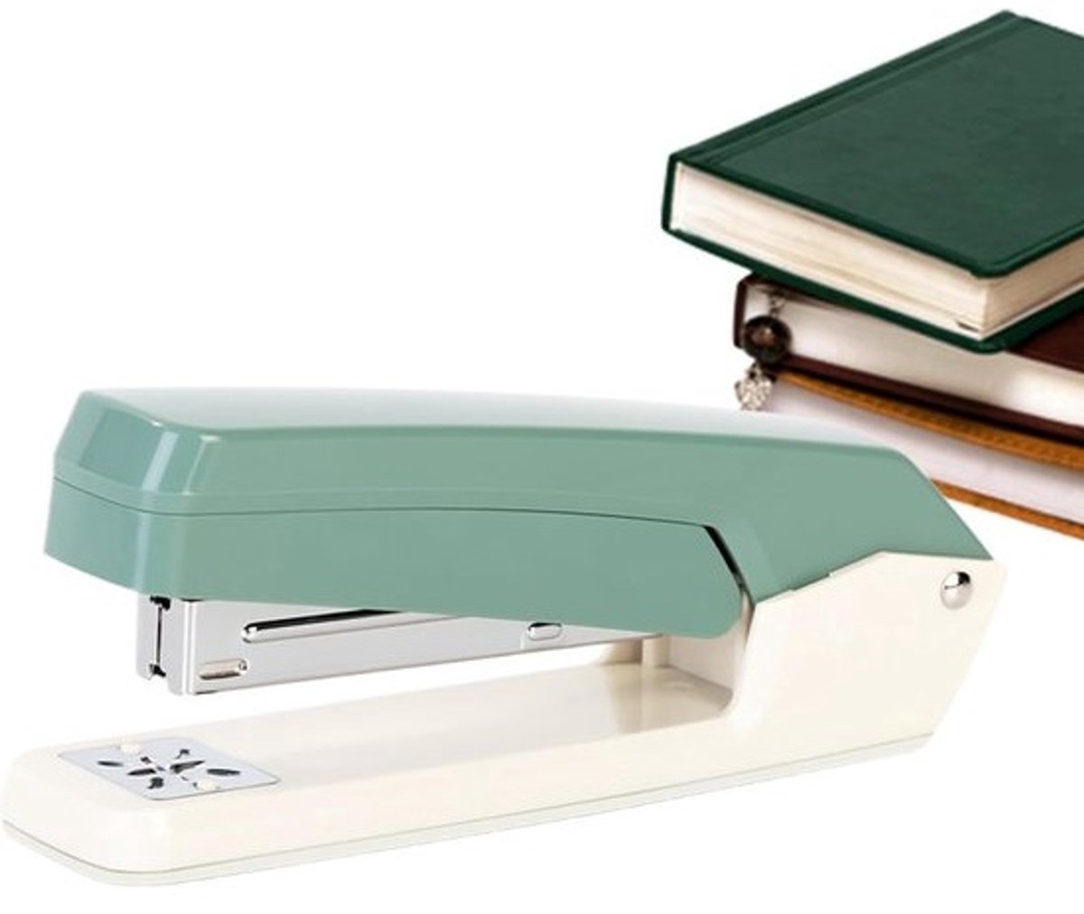 Draaibare Nietmachine - Nietapparaat Bureau - Documenten Binden - 360 Graden Instelling - 50 Vel Capaciteit - Groen