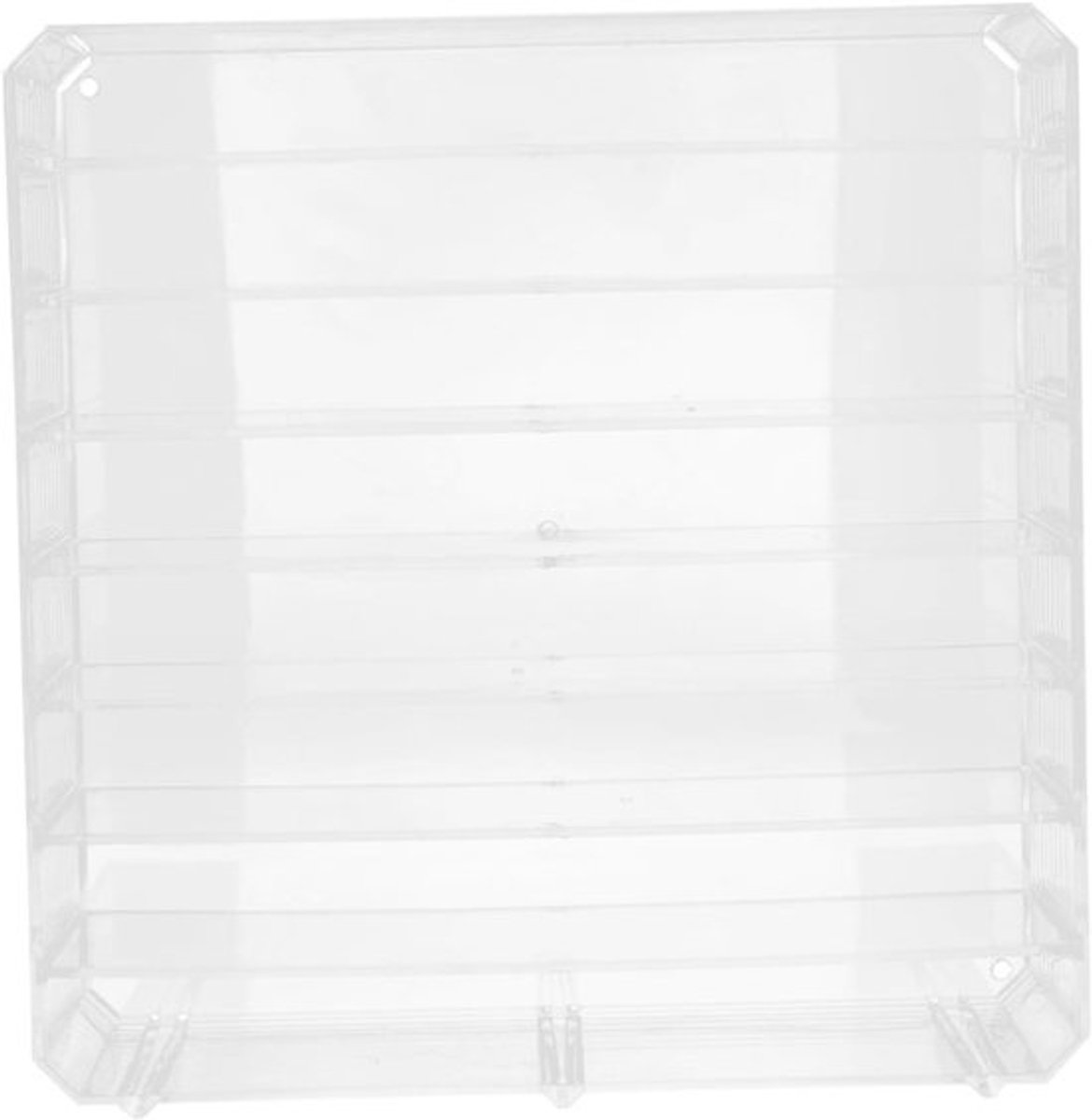 Opbergrek Acryl - Cosmetica Organizer - Make-up Opbergen - Verstelbare Scheidingswanden - 242 cm - Transparant