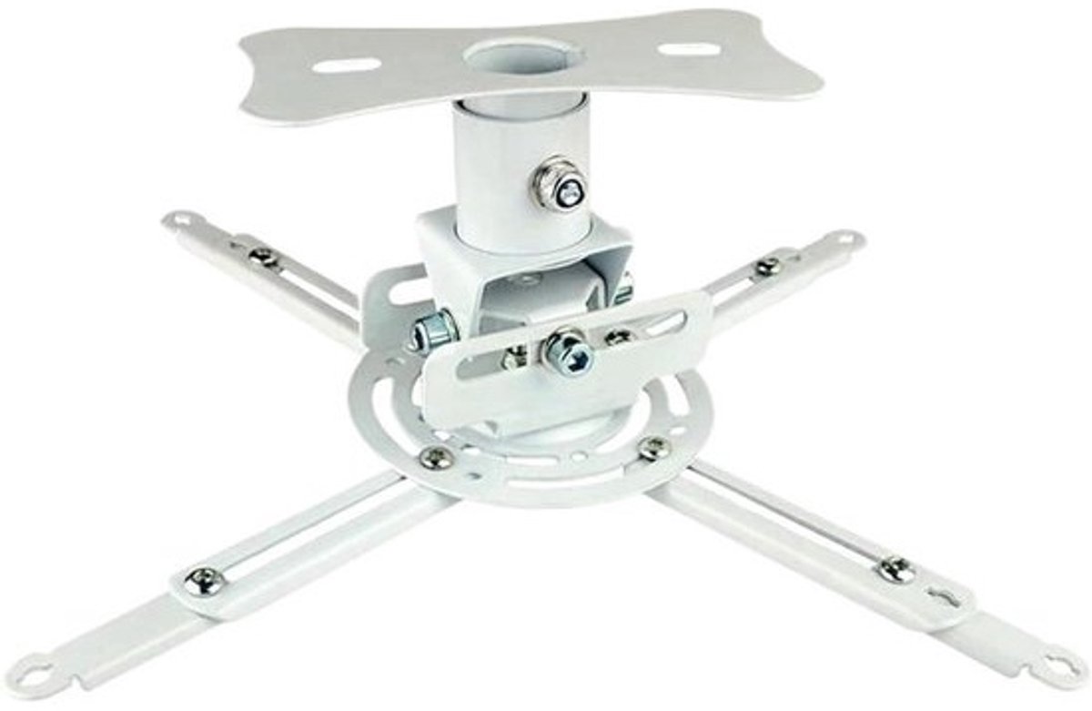 Projector Beugel - Projector Mount - Thuisbioscoop - Sterk Metaal - 145 cm x 15 cm - Wit
