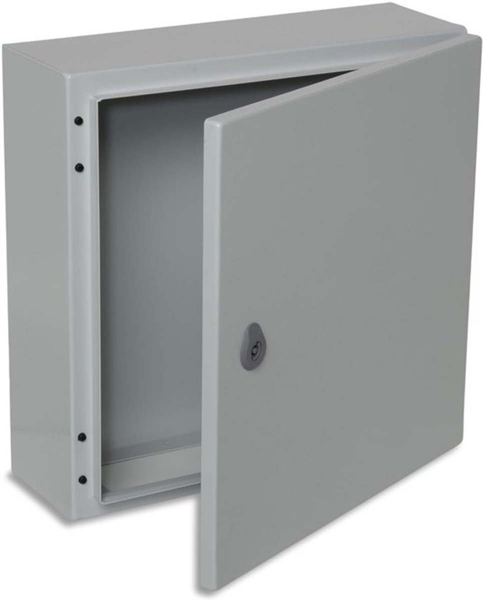 Kunststof Kast - Behuizing Verdeelkast - Apparatuur Beschermen - EMC-Bescherming Staalplaat - 187x122x90mm - Grijs RAL7035