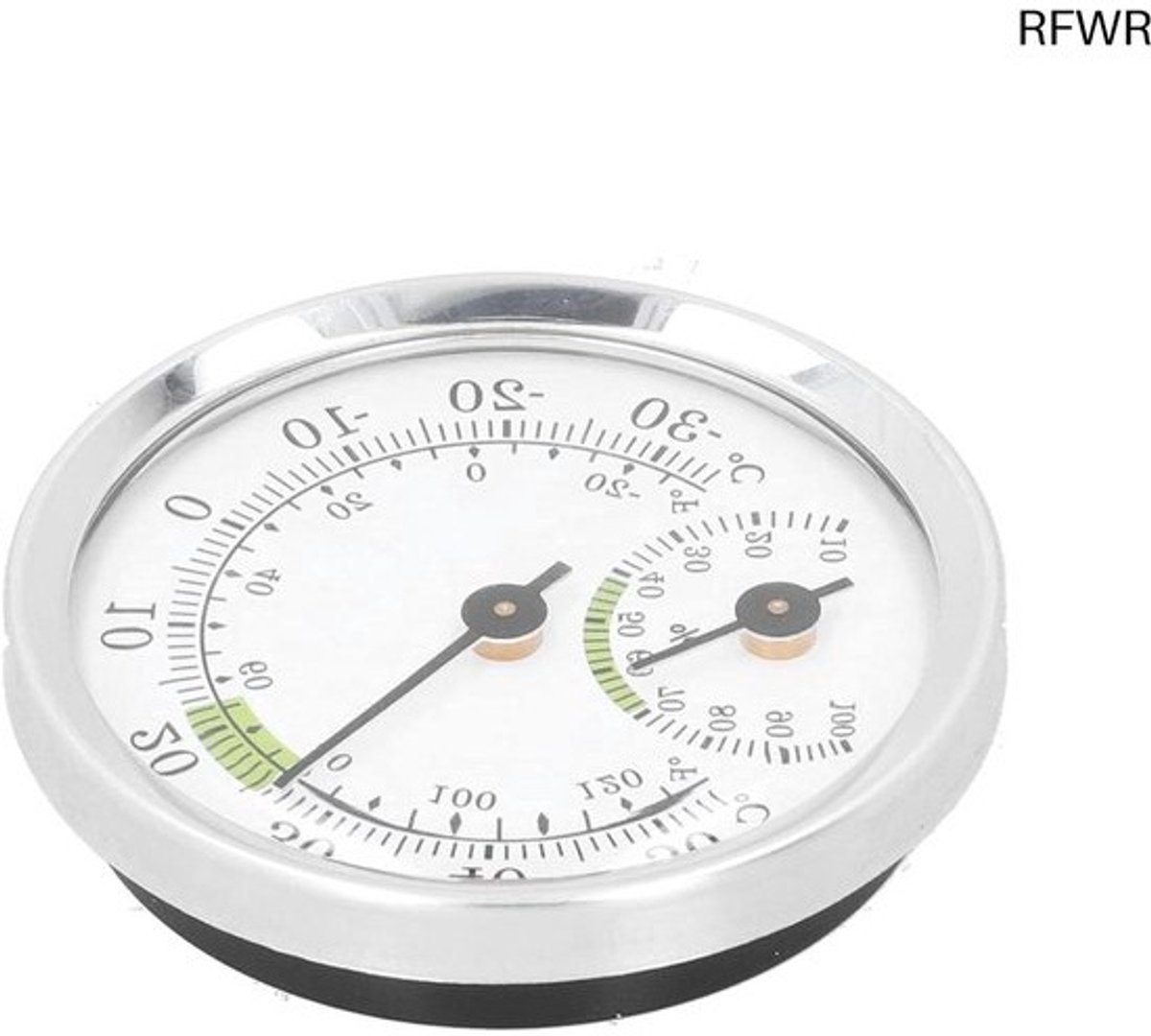 RFWR® Analoge Hygrometer en Thermometer voor Binnen - Temperatuur en Luchtvochtigheid Meter