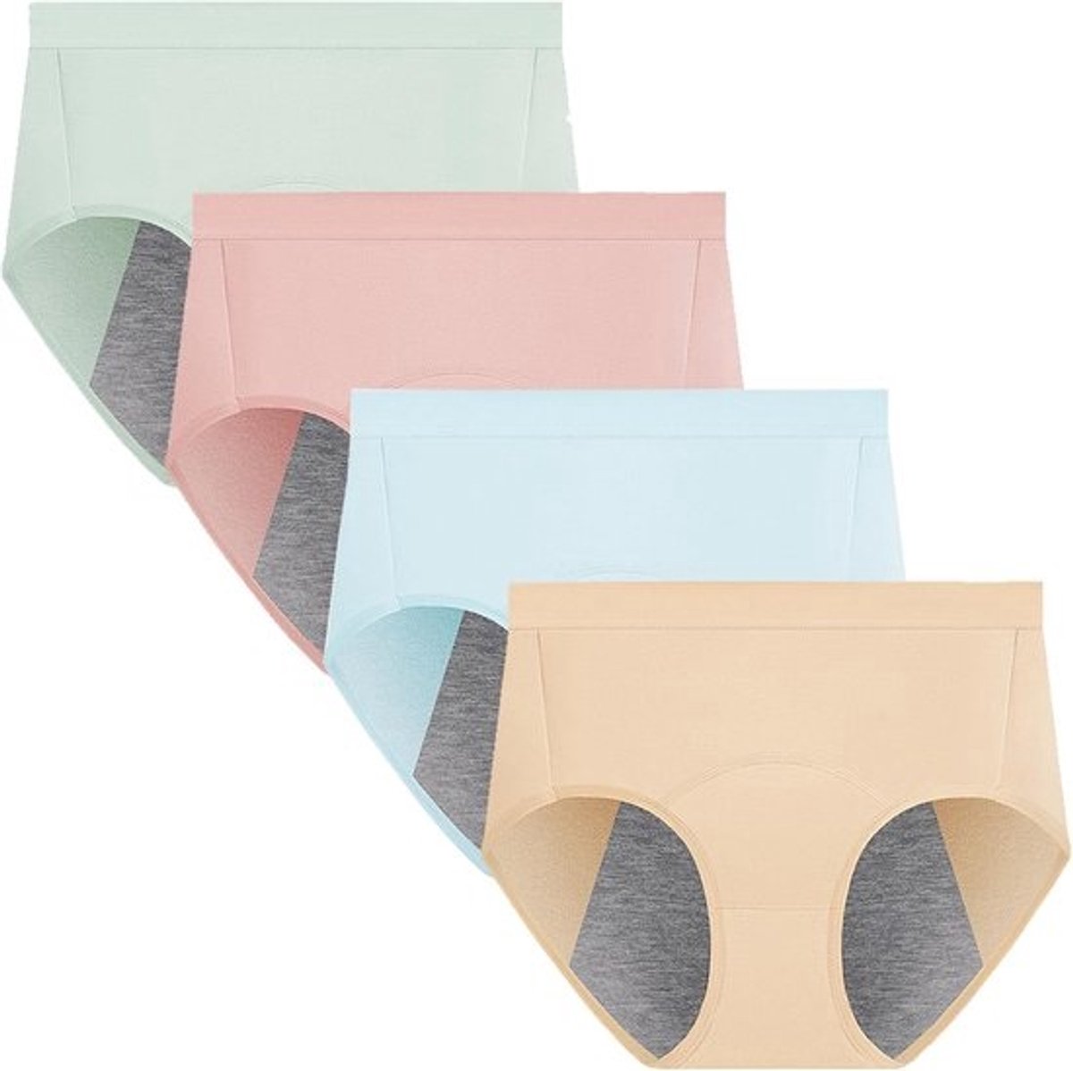 Hoge Taille Dames Ondergoed - Comfortabel Menstruatieondergoed voor Vrouwen en Meisjes