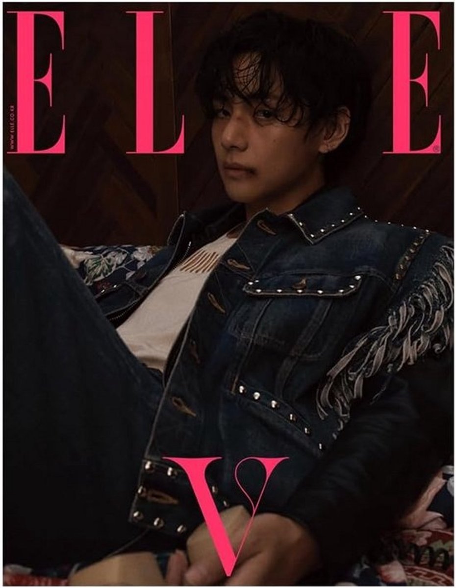 ELLE Korea Magazine V (BTS) April 2023 Editie - BTS Fan Merchandise