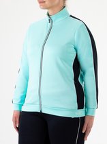 Sjeng Sports FRANCOISE PLUS - Maat: 44 Aruba blue - Tennis Vest Vrouwen - Sportvest - Tricot