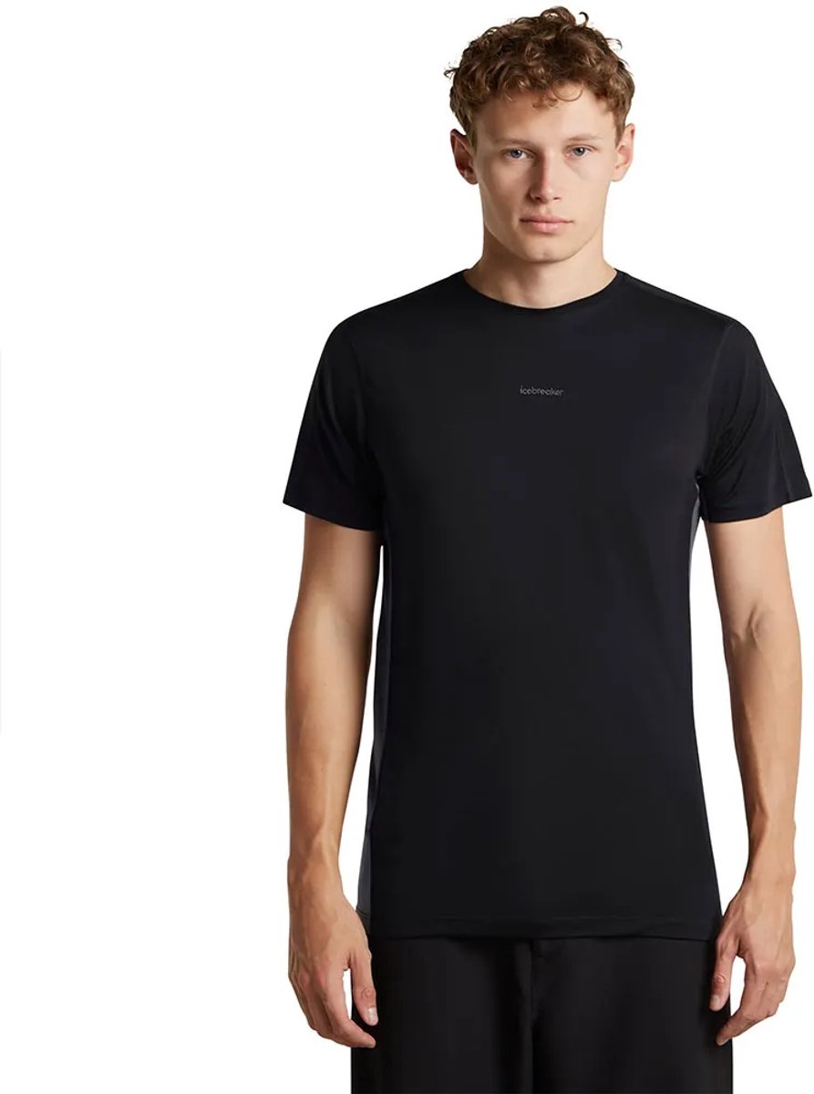 Icebreaker 125 Cl Sphe Block T-shirt Met Korte Mouwen Zwart S Man