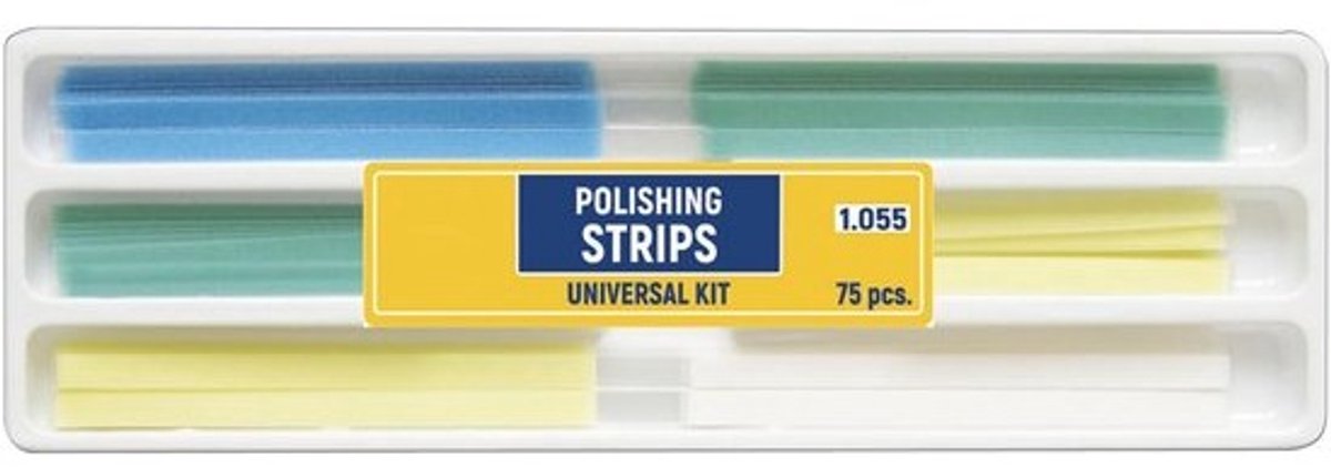 Polijststrips voor Tanden: Schuurstrips voor Interdentaal Polijsten en Contouren (75 stuks)