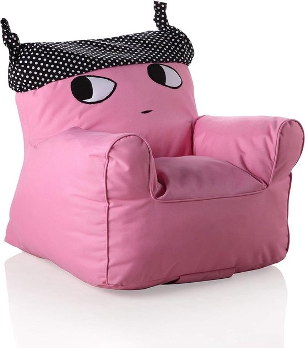 Comfortabele Kinderfauteuil Roze - Waterdicht Binnen en Buiten Gebruik