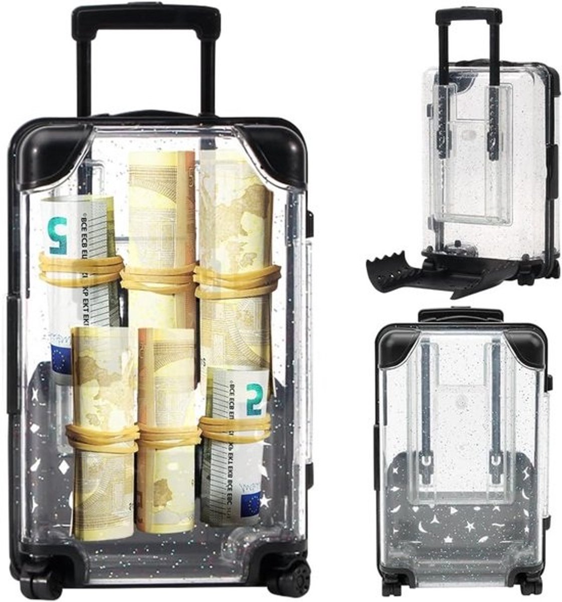 Mini koffer geschenkdoos spaarpot