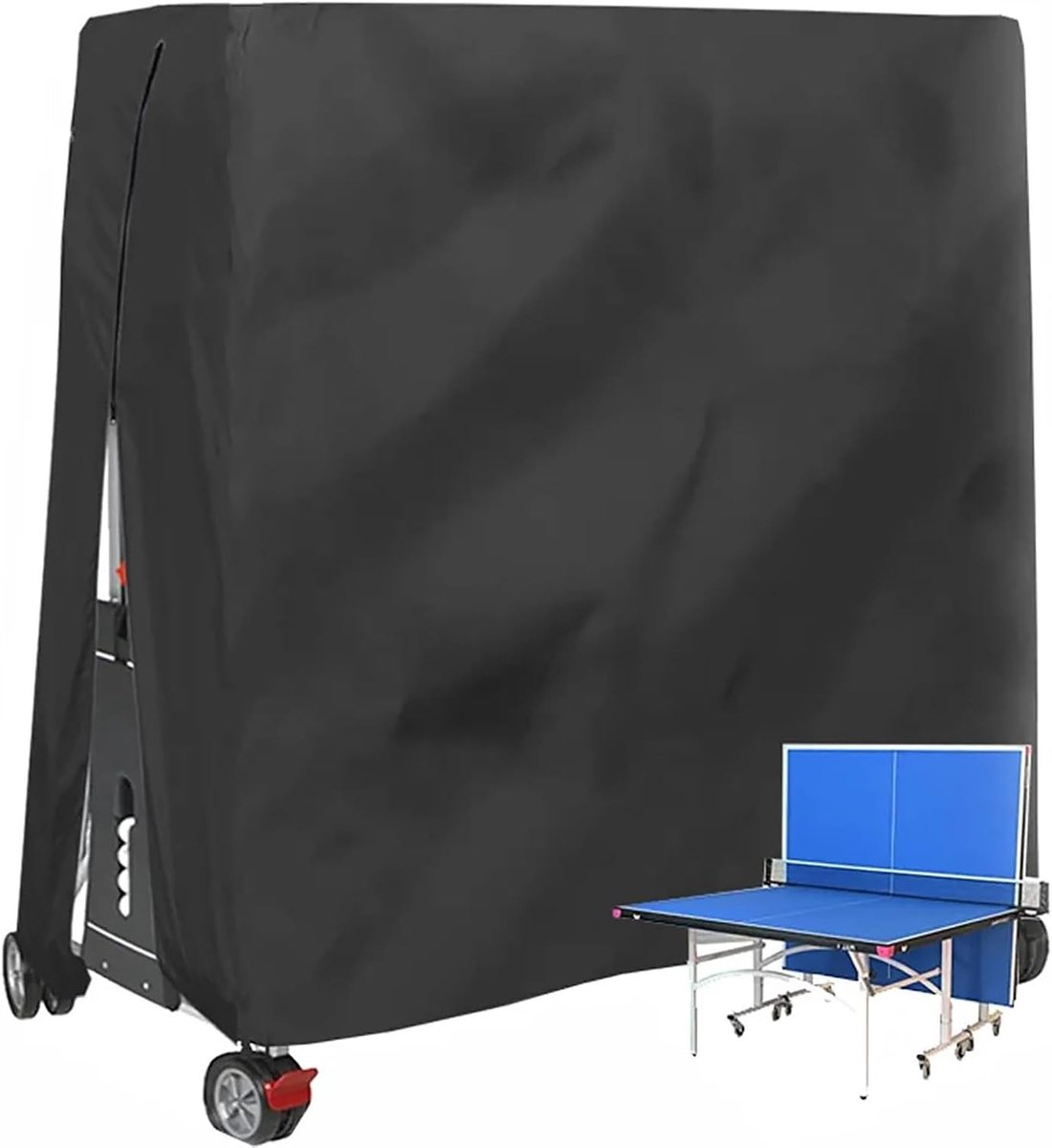 Waterdichte tafeltennishoes voor binnen en buiten, beschermhoes voor tafeltennistafels, 165 x 70 x 185 cm