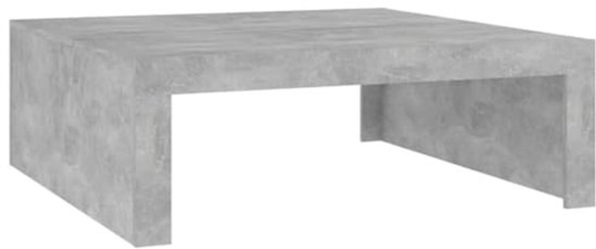 Moderne Koffietafel 100x100 cm van Hout en Beton