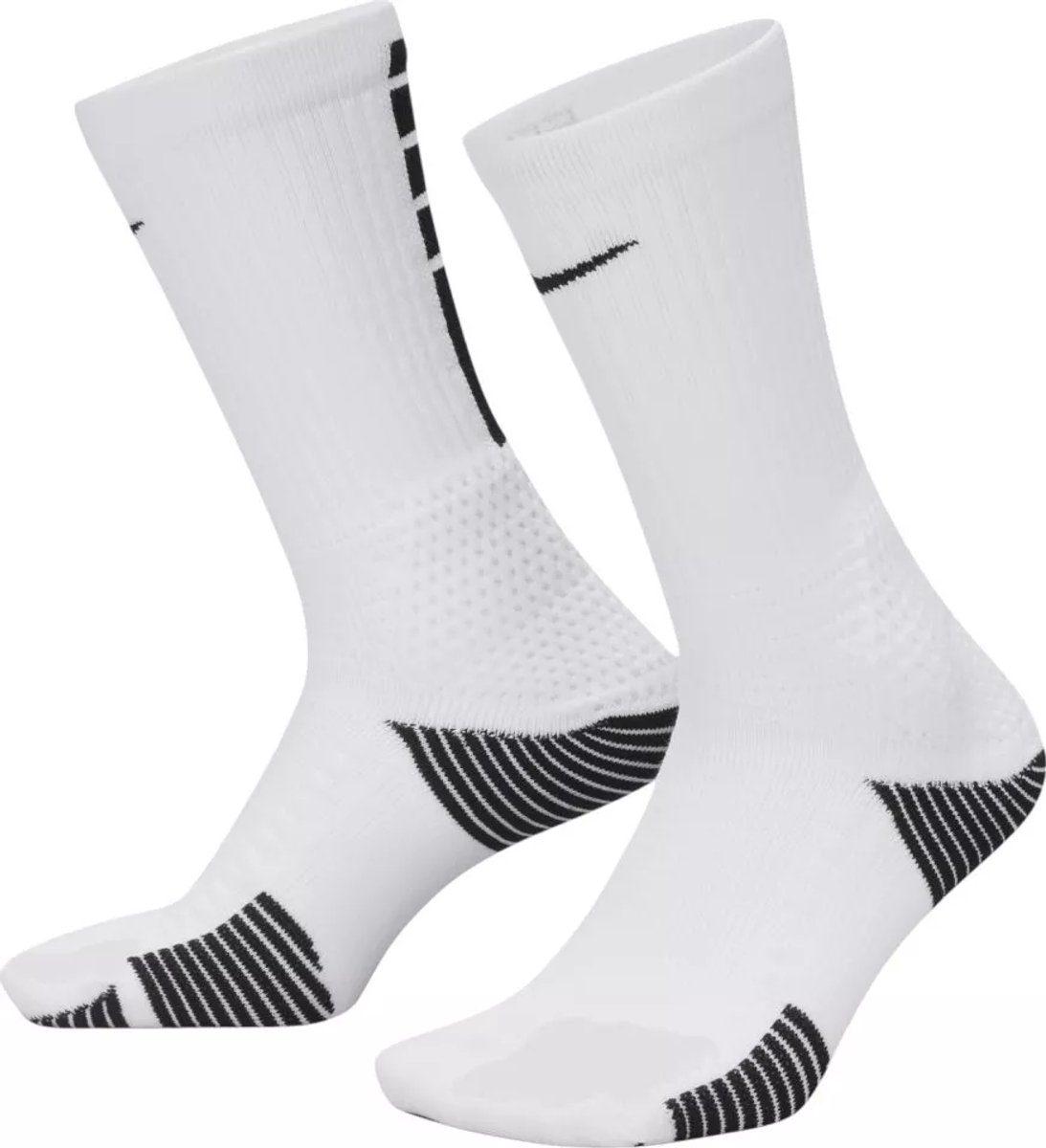 Elite crush crew sock Wit