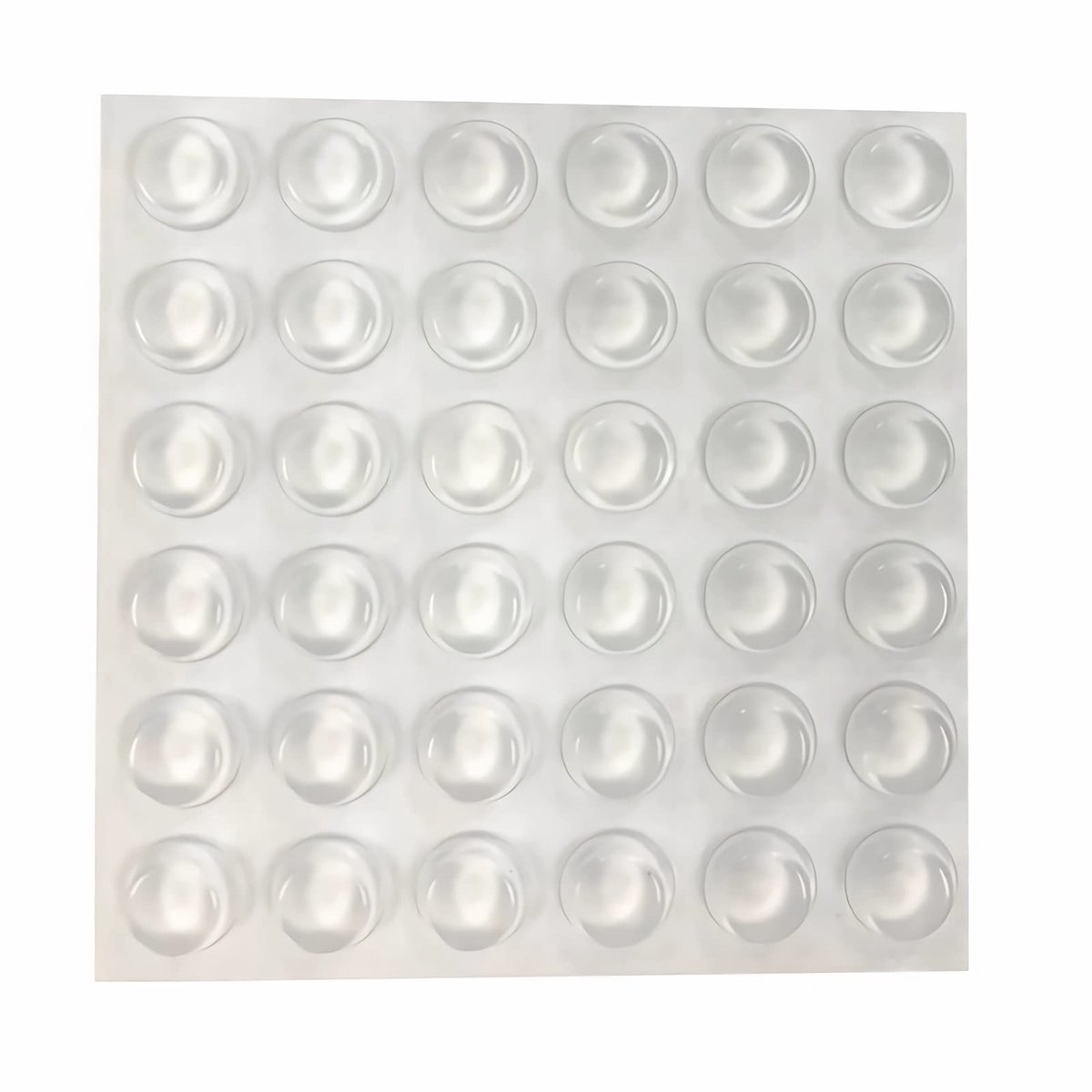 Rubberen Meubelbuffers - Zelfklevend voor Geluids- en Stootdemping - Voor Deuren, Kasten en Toetsenborden - Transparant 36 Stuks (15x15x3mm)