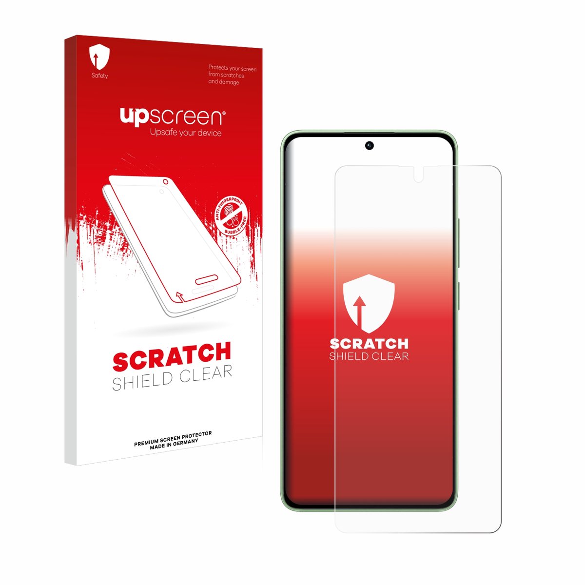 upscreen - Screenprotector voor Xiaomi Redmi Note 13 - Folie Beschermfolie transparant