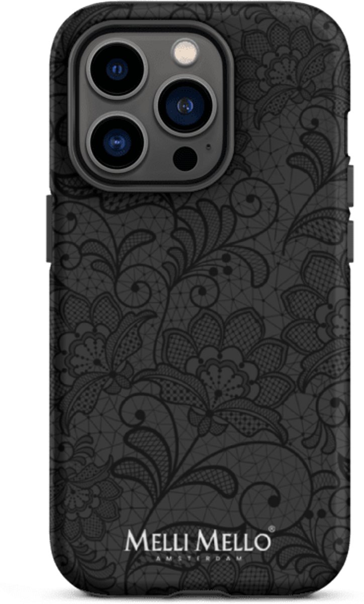 Melli Mello Telefoonhoesje Midnight Lace (Tough Case) - Apple iPhone 14 Pro
