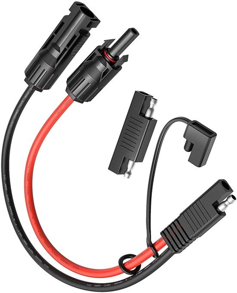 Zonnepaneel naar SAE Adapter Kabel Aansluiting 10 AWG voor RV Batterij Opladen