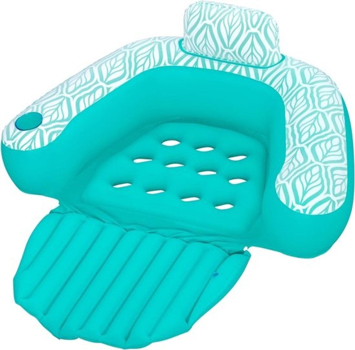 Opblaasbare Vorm - Zwembad Accessoire - Waterpret - Ruim Formaat - 132 x 113 cm - Turkoois