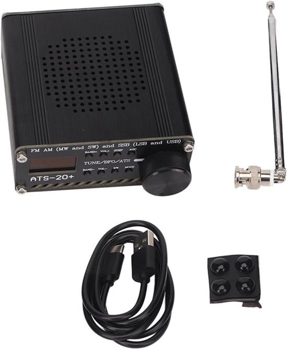Wereldband Radio Ontvanger met Hoge Gevoeligheid voor FM, AM, SW en SSB | Draagbaar voor Buitenactiviteiten
